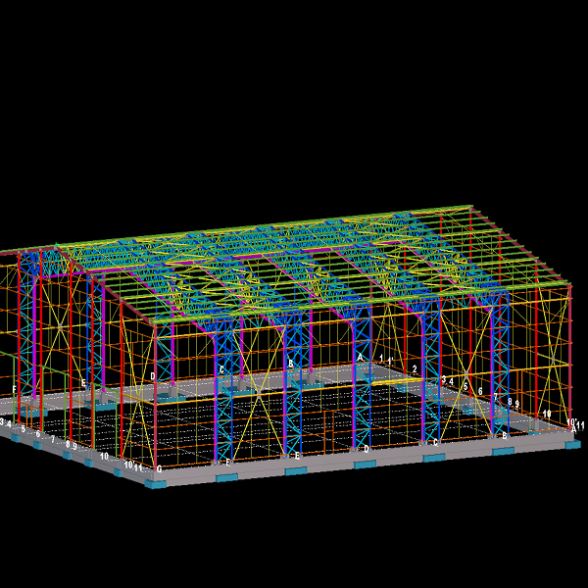 Metal Yapı Russia Factory Structural Design